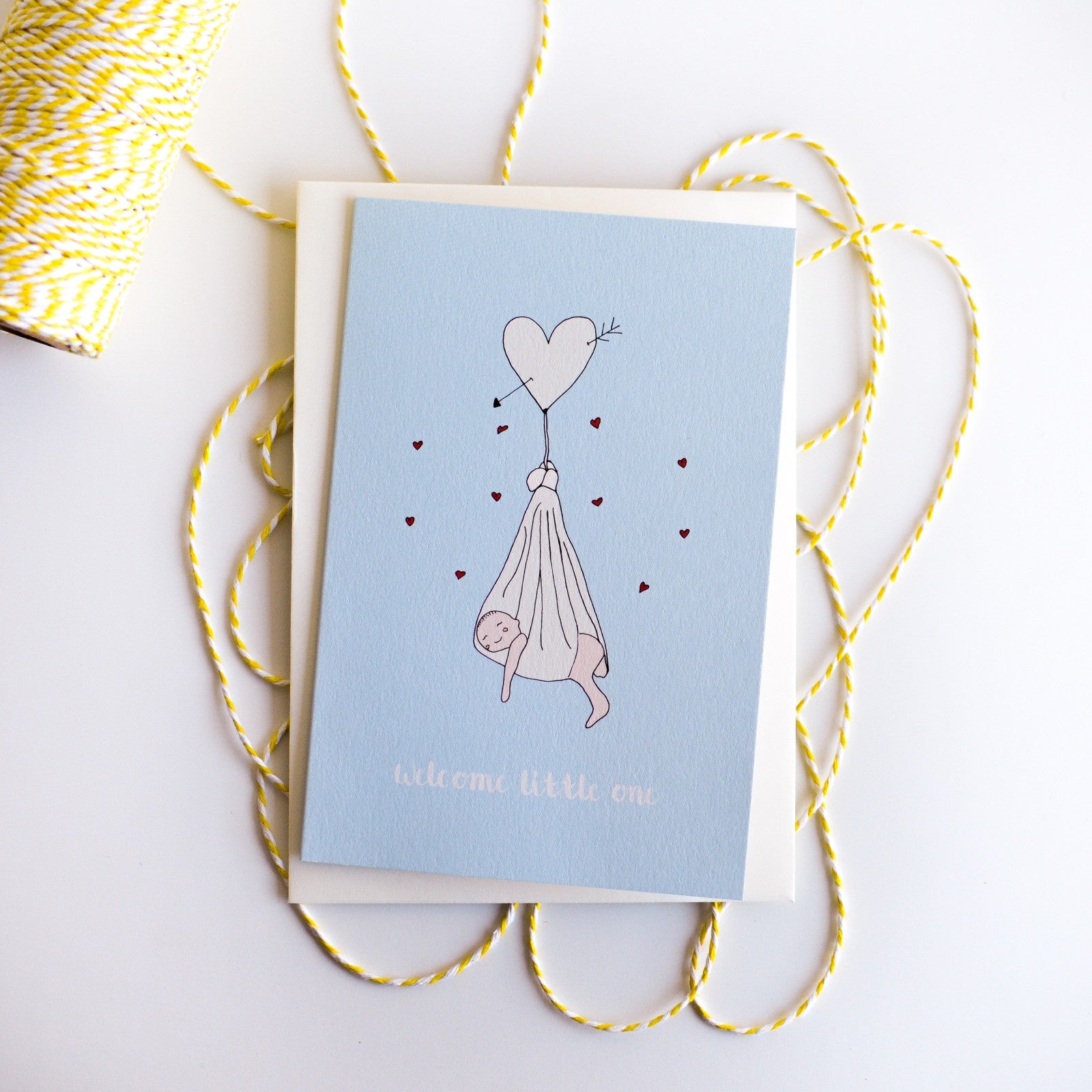 Welcome Little One Blue