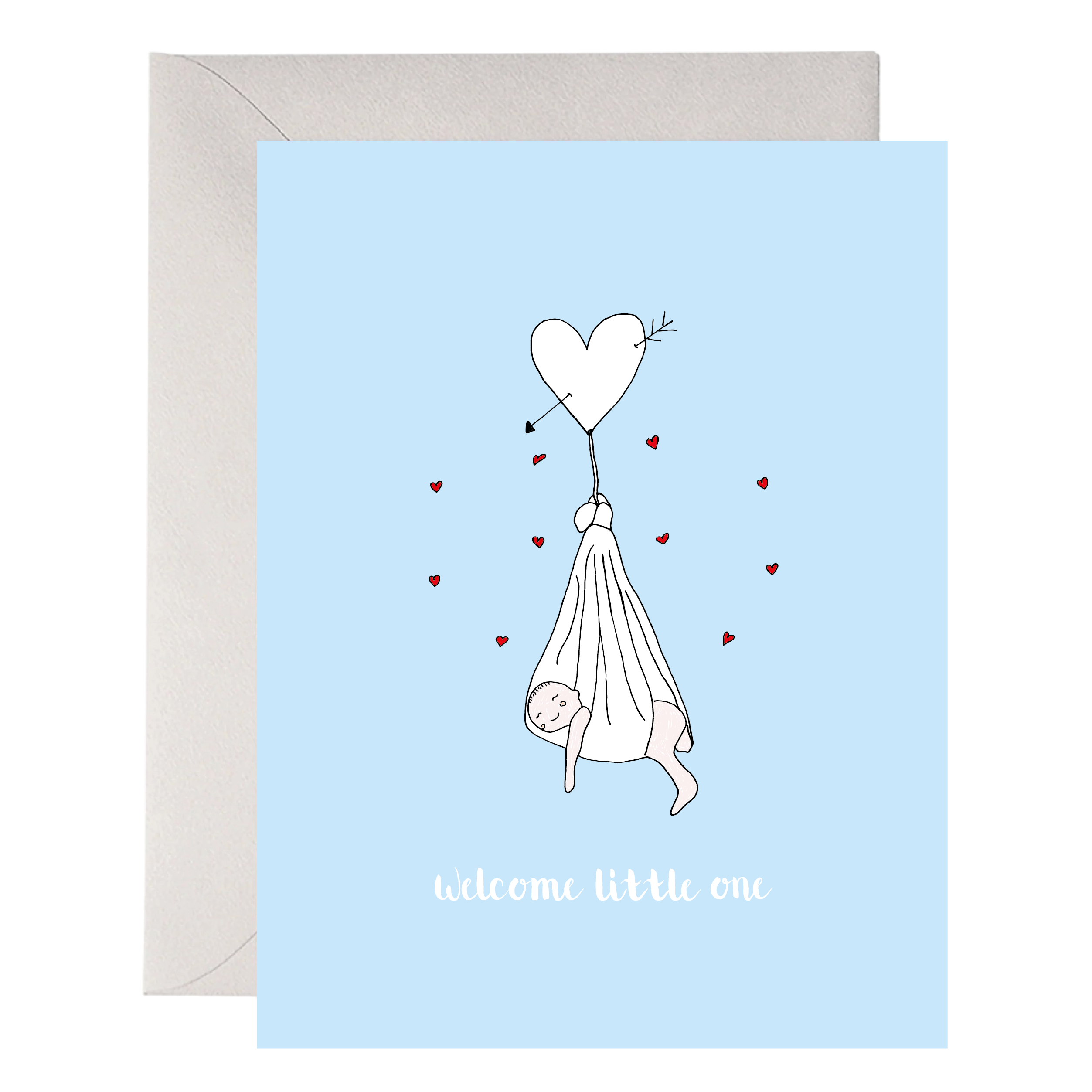 Welcome Little One Blue